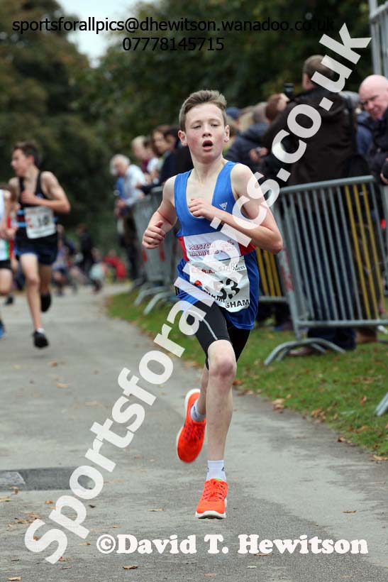 Boys under-13s ERRA Road Relays, Sutton Coldifield, Birmingham. Photo: David T. Hewitson/Sports for All Pics